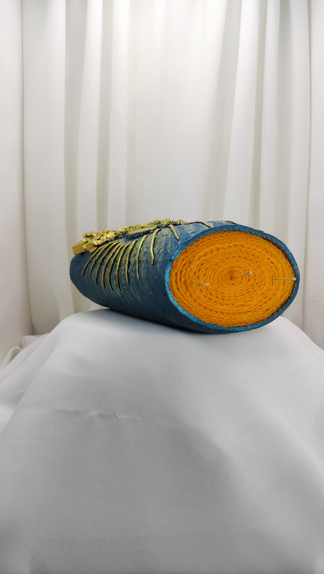 Pillar Candle Dragon of Wealth