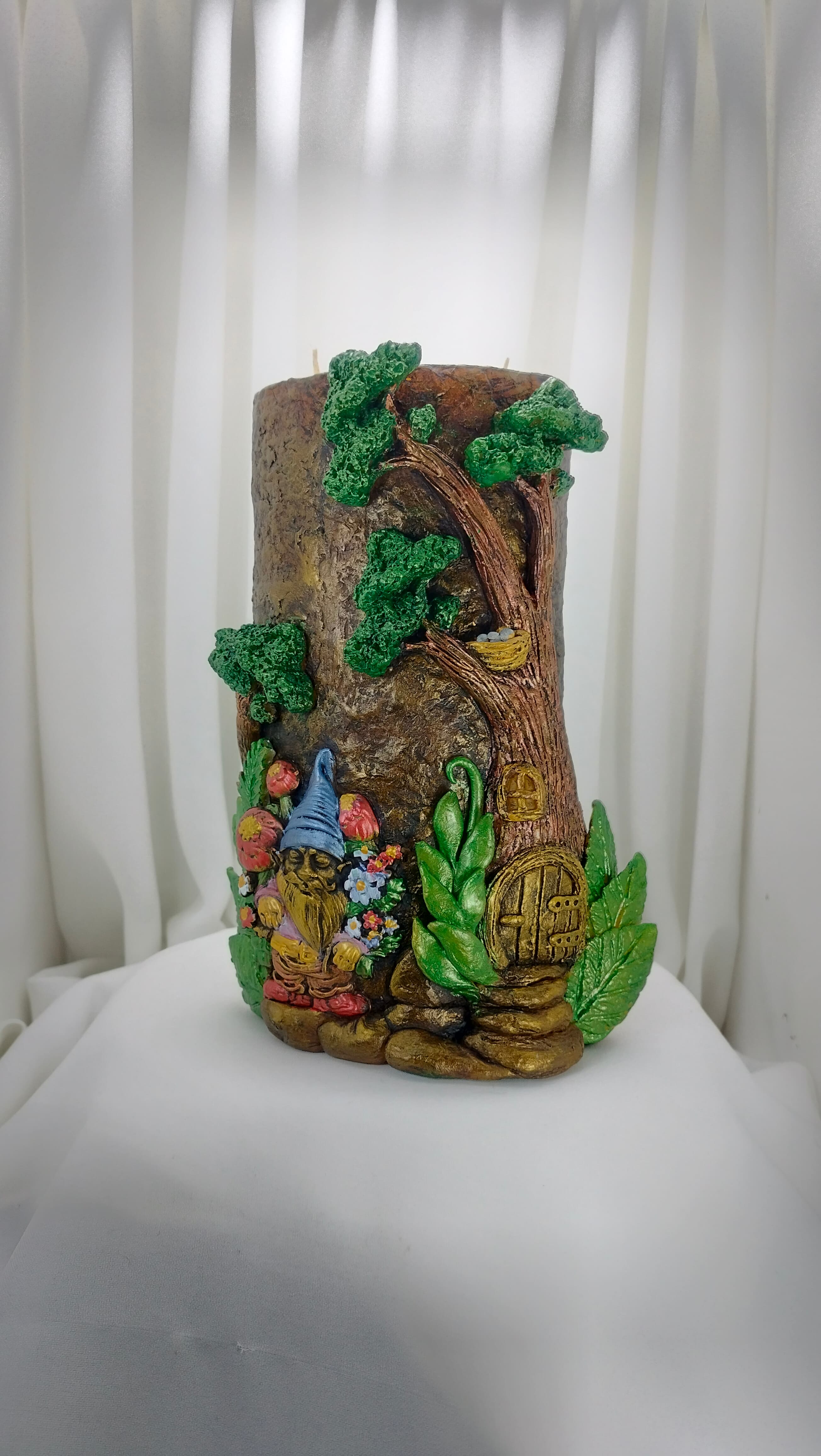 Pillar Candle Gnome of Luck