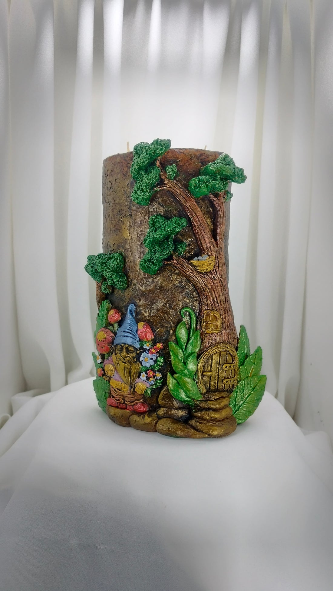 Pillar Candle Gnome of Luck