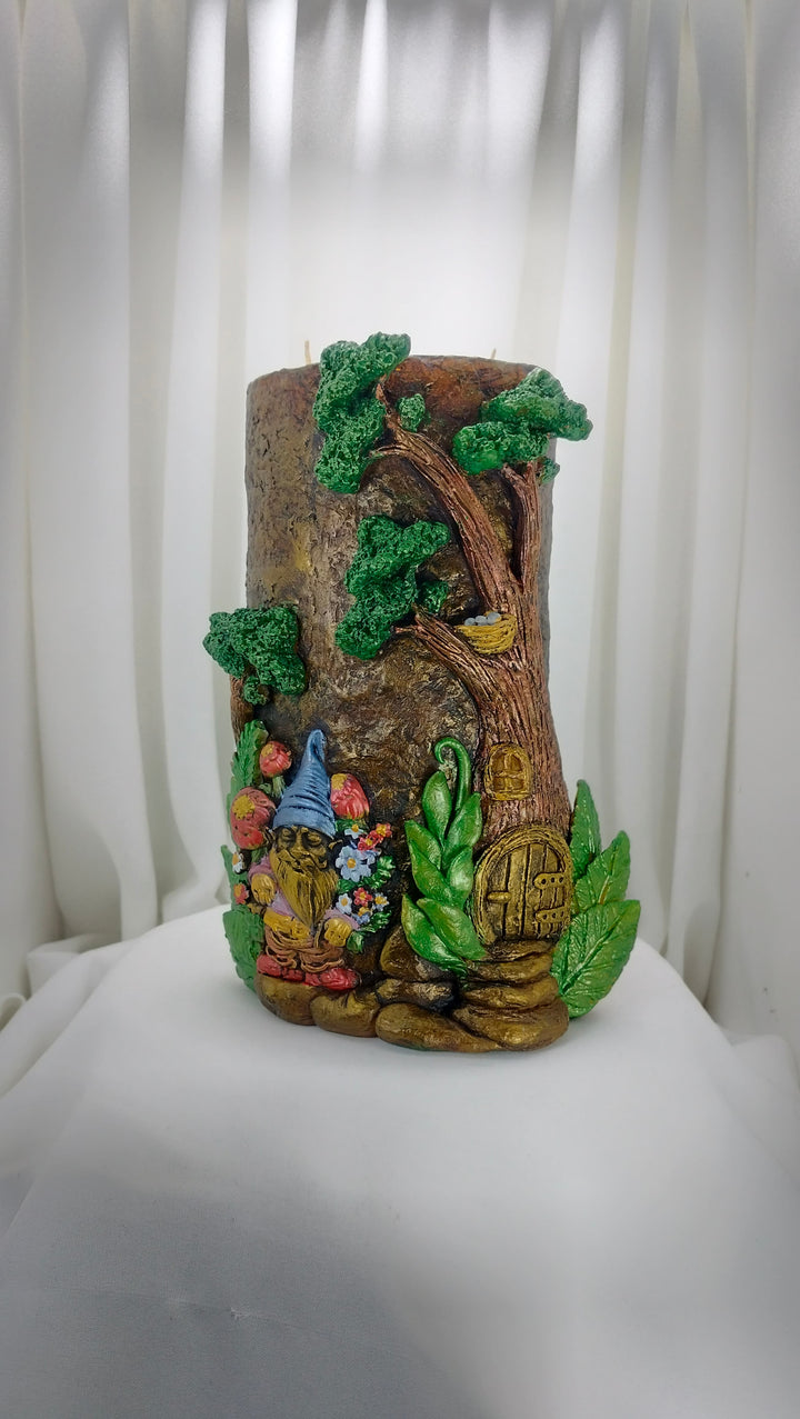 Pillar Candle Gnome of Luck