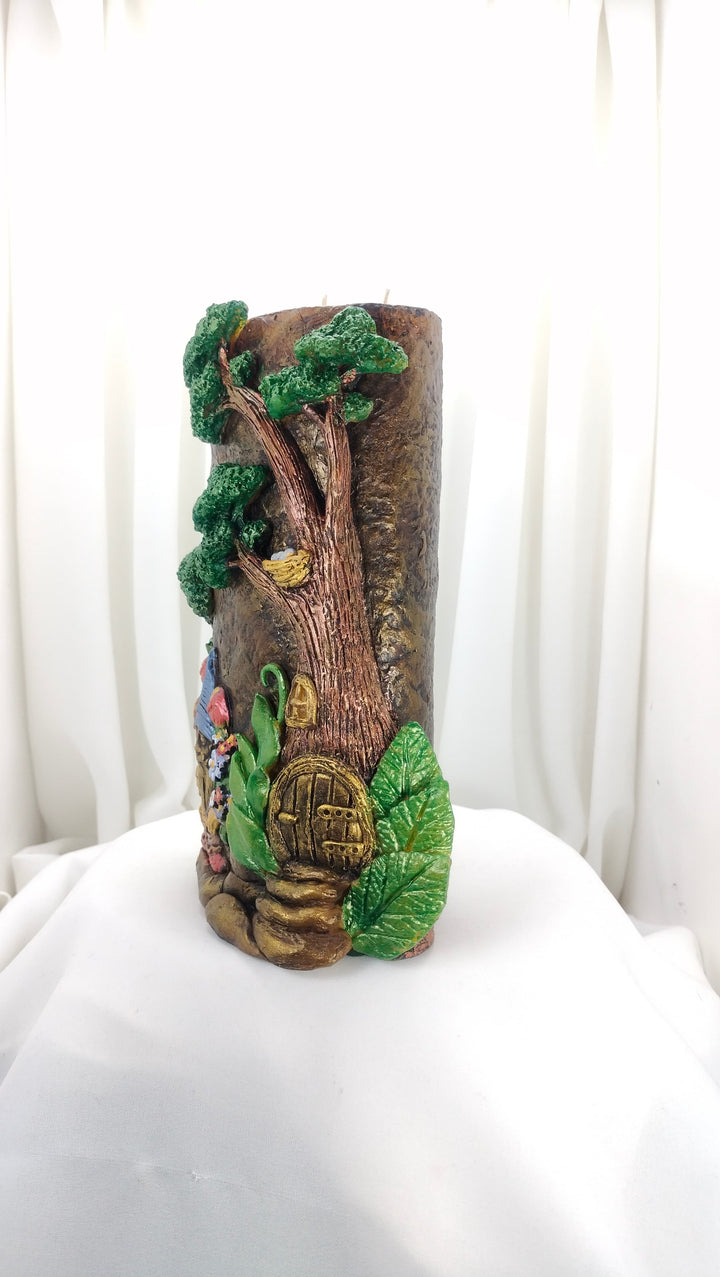 Pillar Candle Gnome of Luck