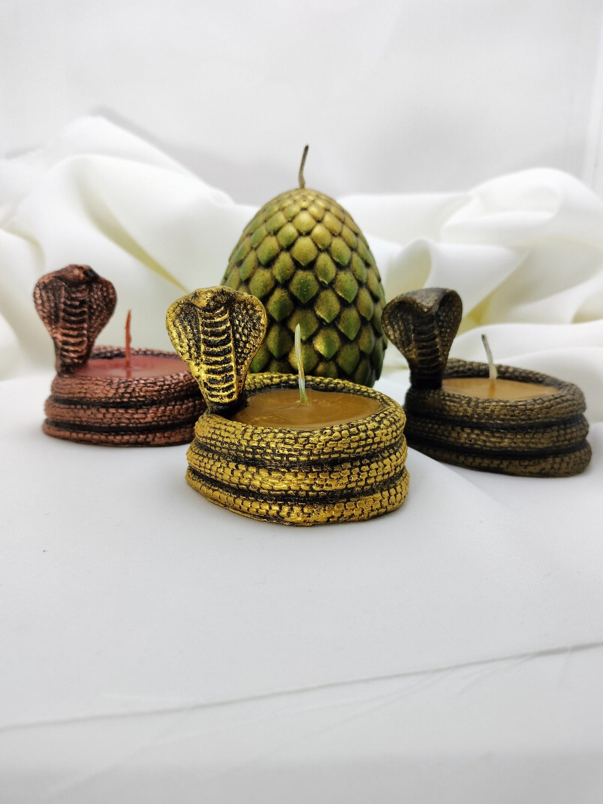 Hooded Cobra Candles