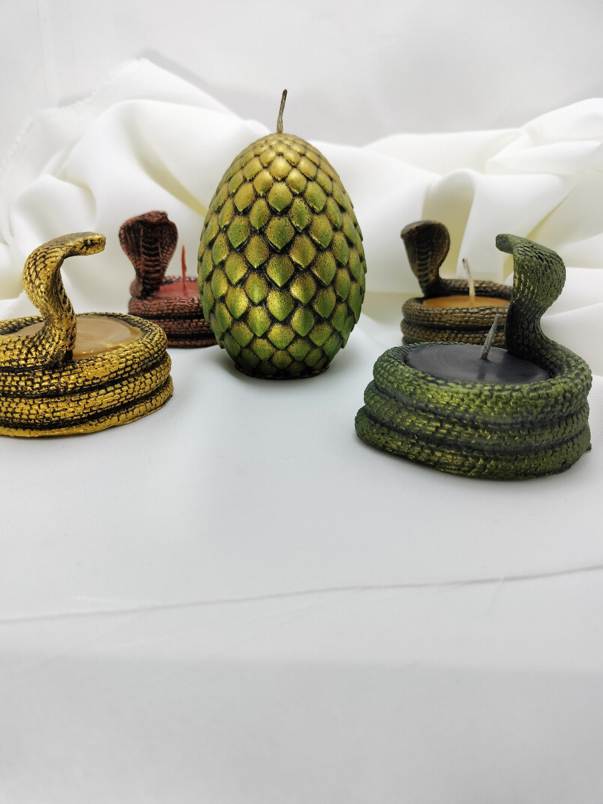 Hooded Cobra Candles